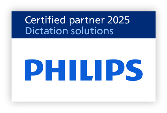 PHILIPS Dictaction solutions Certified Partner 2025